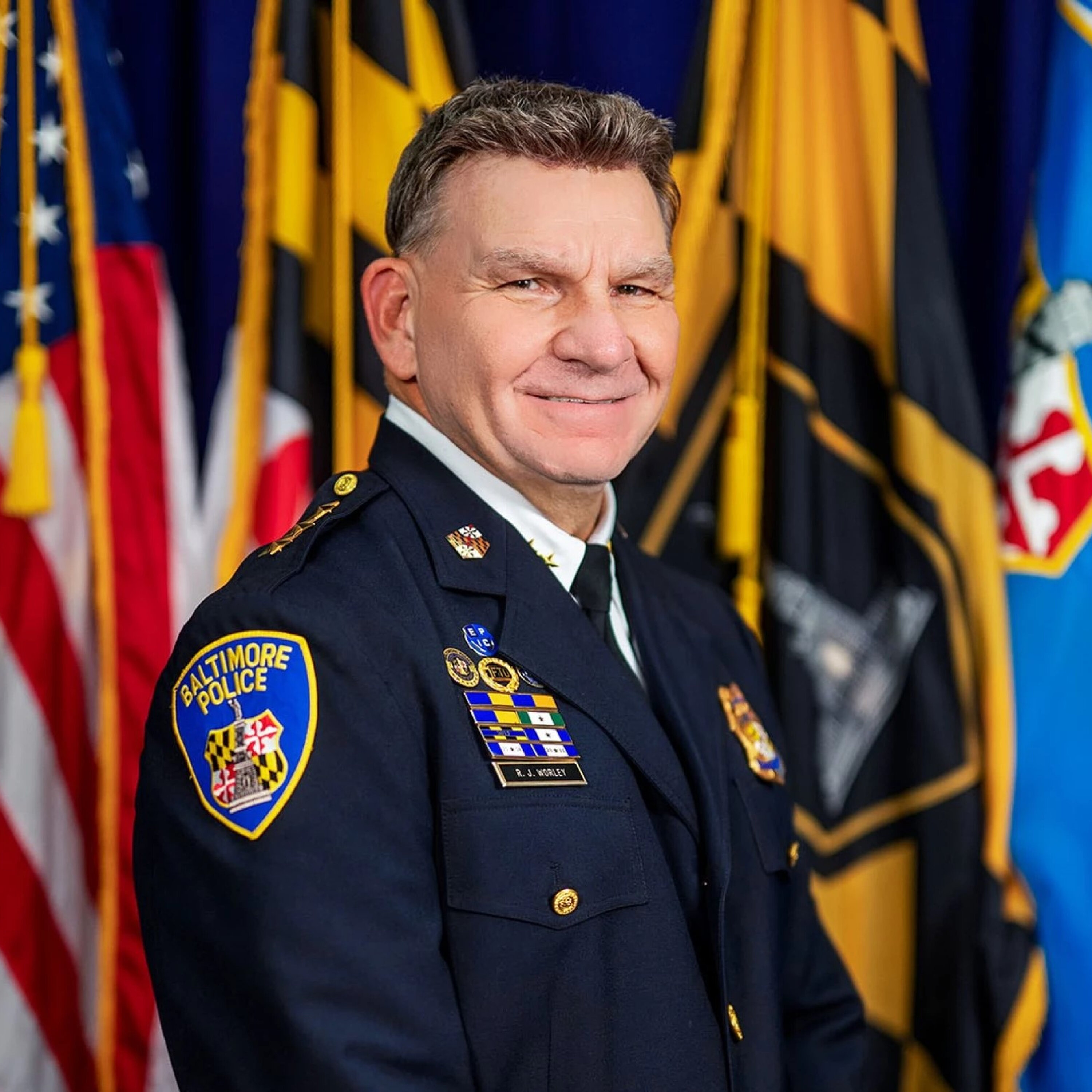 We ask Baltimore's top cop about homicide drop and the consent decree episode artwork