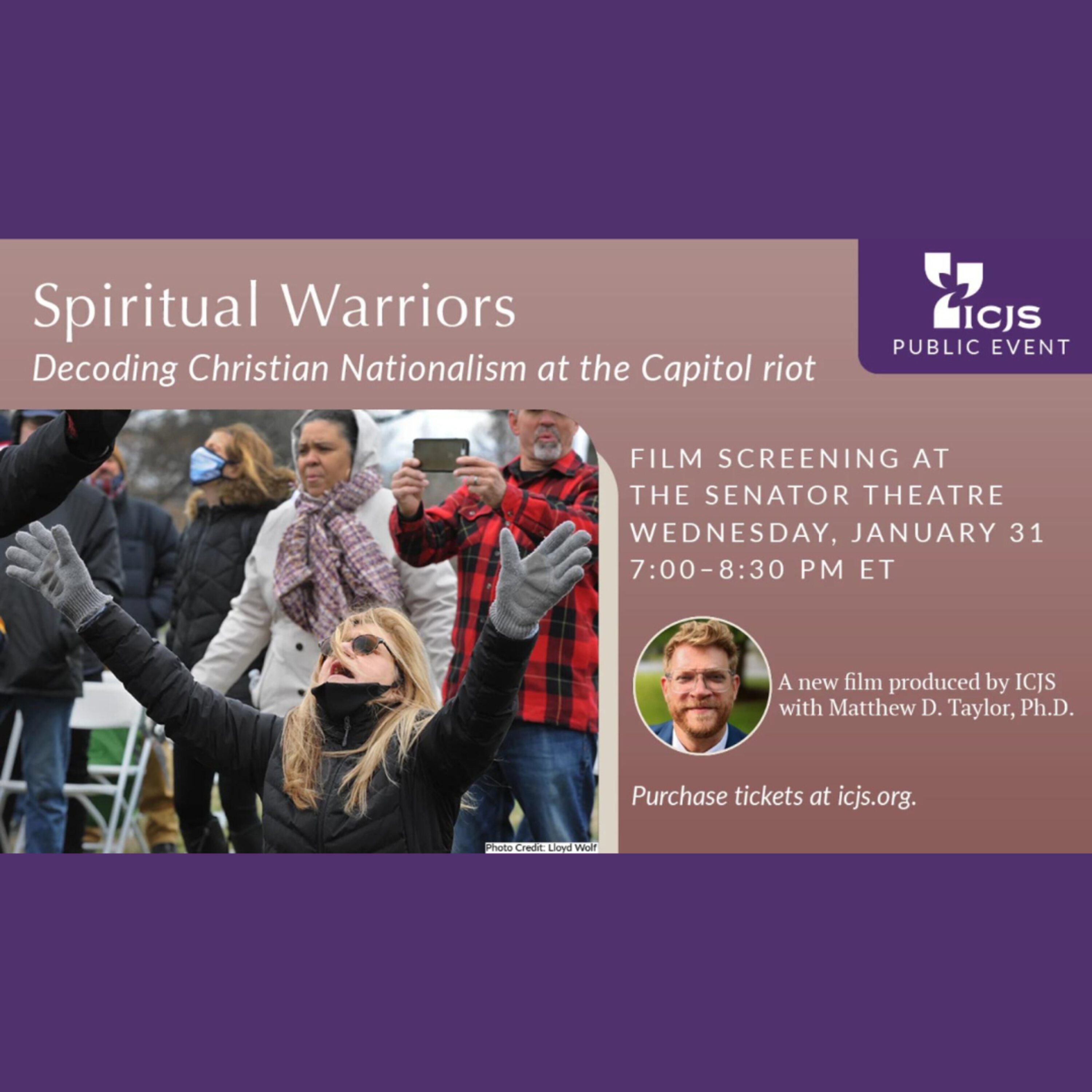 Dr. Matthew Taylor on "Spiritual Warriors" and the January 6th riot episode artwork