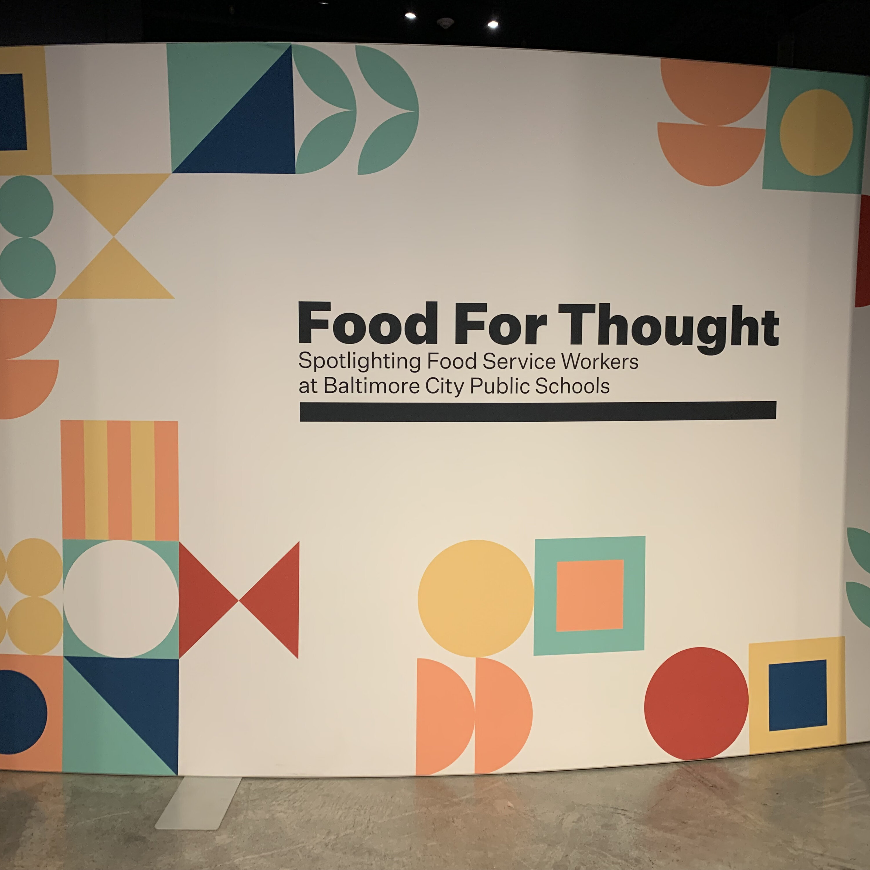 Food service workers' vital role in education honored in BMI exhibit episode artwork